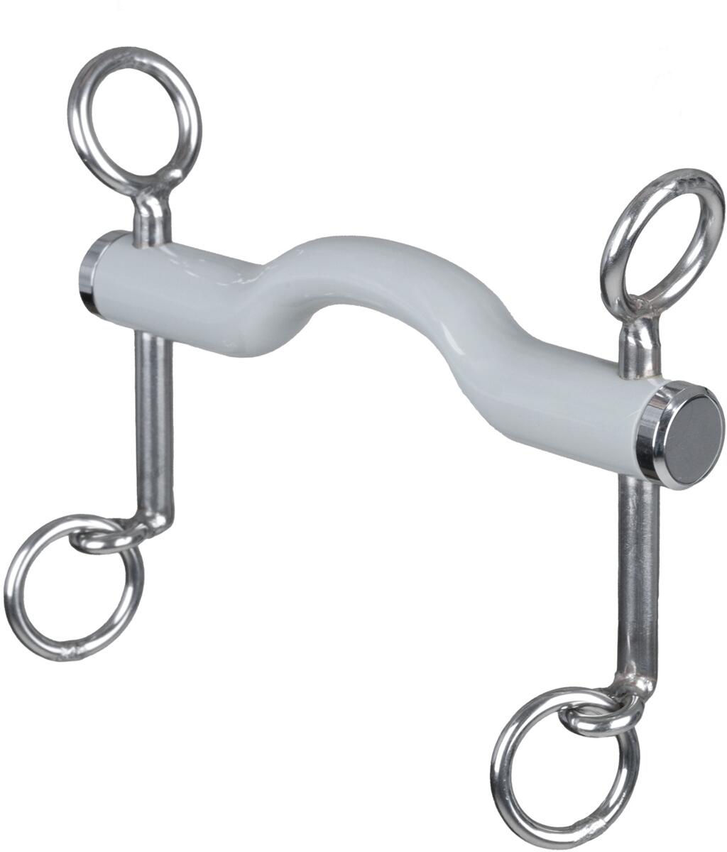 beris Dressurkandaren Gebiss mit Zungenbogenstange, kurz, 130mm, soft