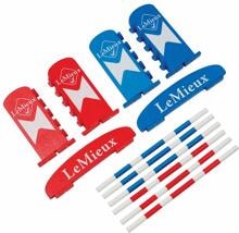 Set di ostacoli LeMieux Toy Pony, Benetton/Chilli/White, taglia unica