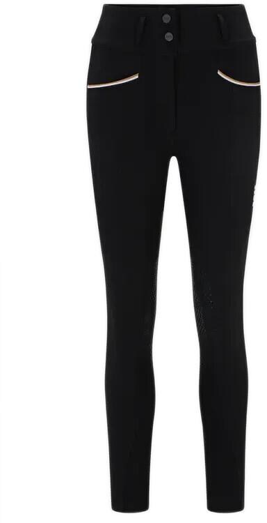 BOSS Equestrian Hannah High Waist Reithose, Kniebesatz, schwarz, Gr. XS