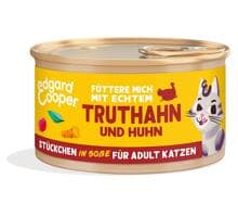 Edgard Cooper Nassfutter, 18x85g, Truthahn & Huhn