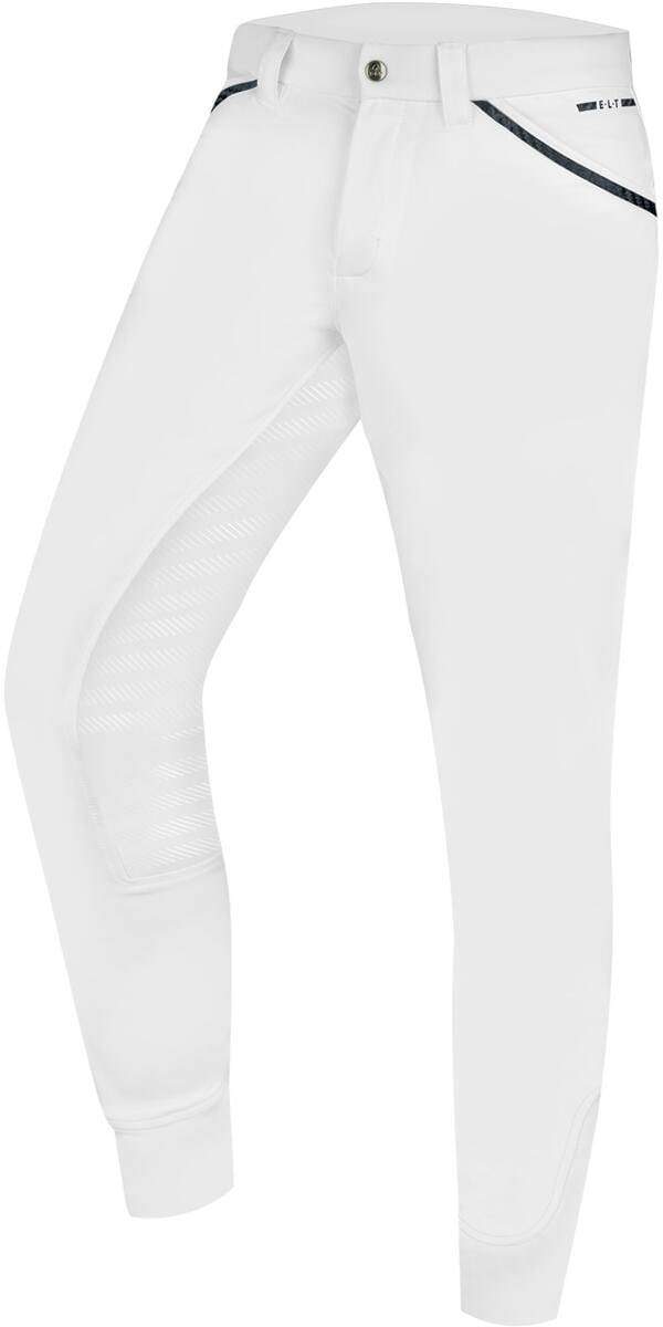 ELT Marc Silikon Herren Reithose, weiß, 52