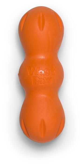 WestPaw Rumpus Hundespielzeug, orange, M, 16cm