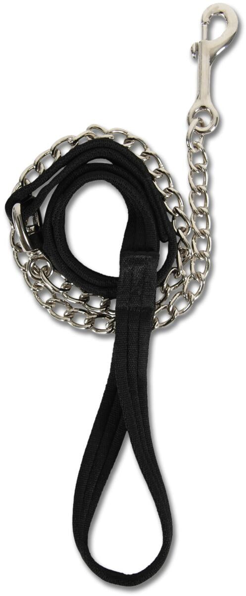 Waldhausen Soft Führkette, 90cm+75cm, schwarz