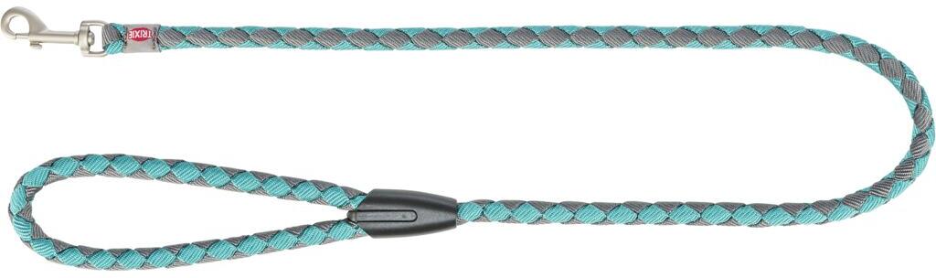 Trixie Cavo Leine, aqua/grafit, S–M, 1m/ø12mm