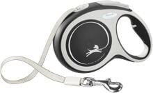 flexi New Comfort Rollleine Gurt, schwarz, 8m, L