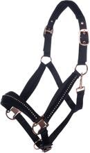 Cavezza HKM Berry, nero/oro rosa, pony