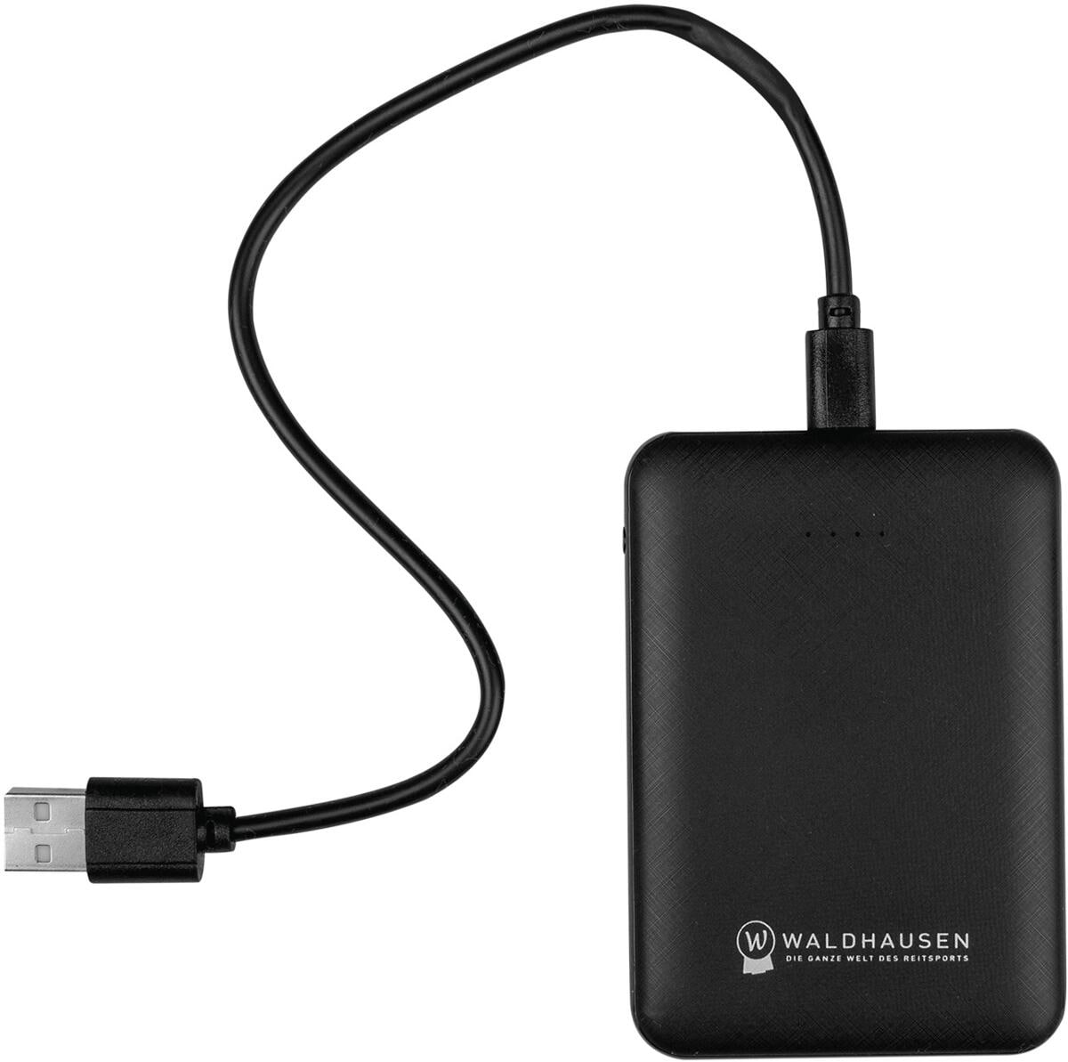 Waldhausen Powerbank, 92x64mm, schwarz, 5000mAh
