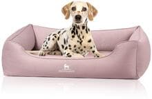 Knuffelwuff Oliver orthopädisches Hundebett, M-L, rosa