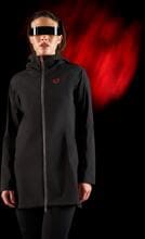 Equestro Ridertechnology Damen Hardshelljacke, lang, schwarz, XS