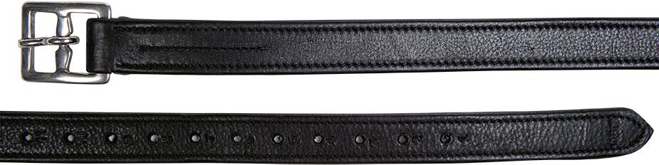 HKM Anna Steigbügelriemen, 2 Stück, schwarz, 125