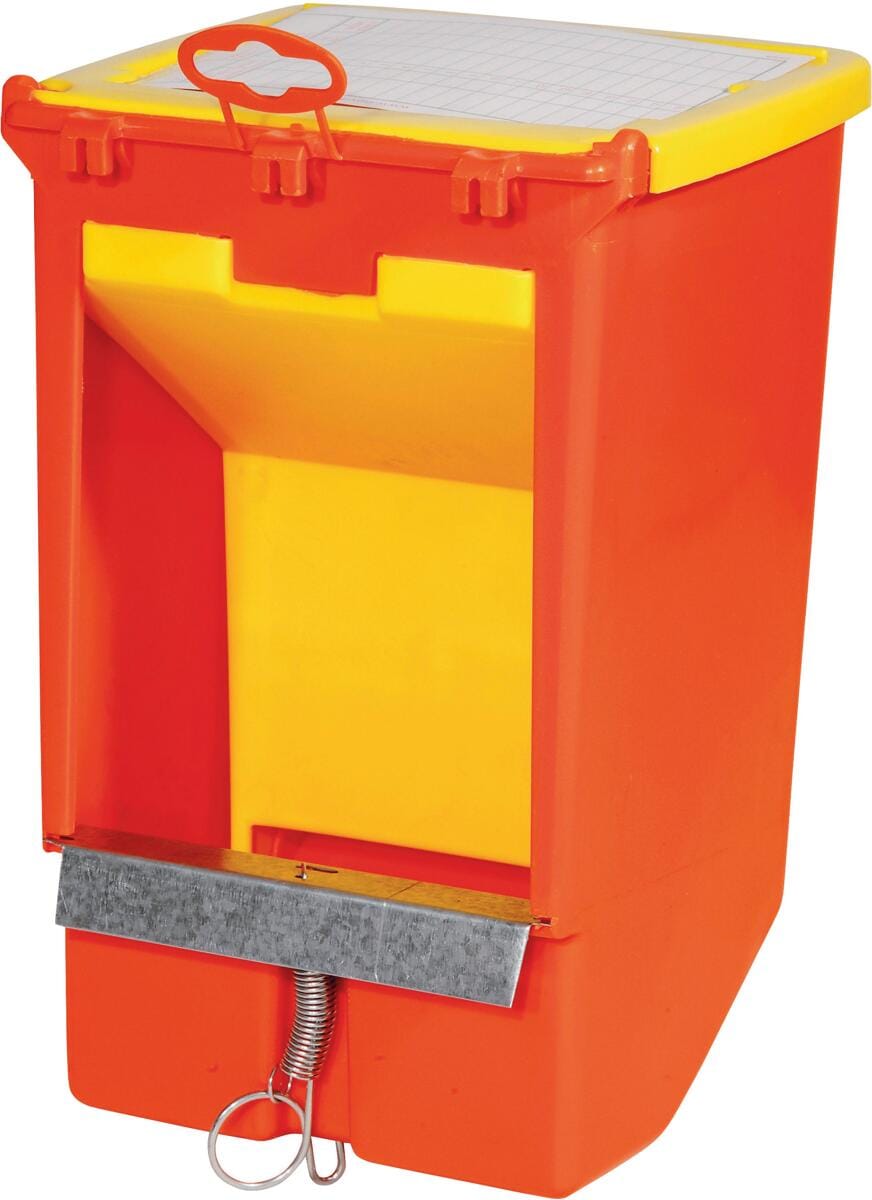 KERBL Pet Futterautomat für Kaninchen, Kunststoff/Metall, 1 Fressplatz