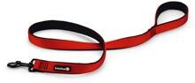 beeztees Parinca Premium Leash, rosso, 120x2,5cm