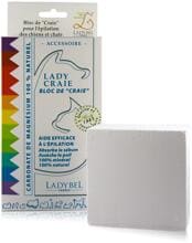 LadyBel Lady Craie blocco gesso, bianco