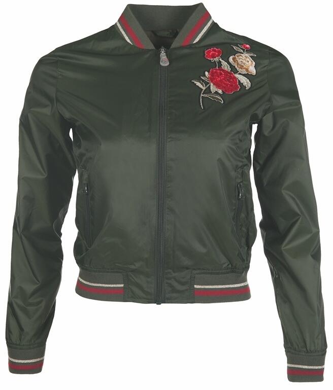 HKM Fleur Style Blouson, olivgrün, XXL