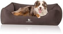 Letto ortopedico per cani Knuffelwuff Jona, taglia M-L, marrone