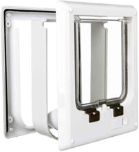 Trixie 4-way free-range door, electromagnetic, 21.1x24.4cm, white