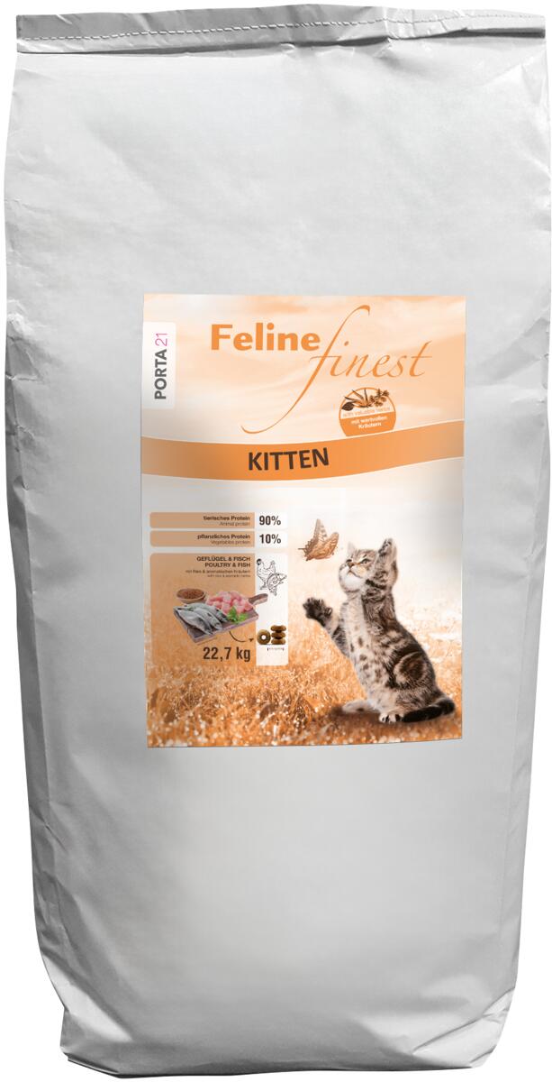 Porta21 Feline Finest Kitten Trockenfutter, 22,7kg