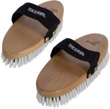 KERBL horse grooming brush, wood