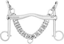 Morso corto da dressage Waldhausen, acciaio inox, 14mm/14,5cm