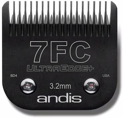 Andis Spezial Charcoal Grey | EGT grau super finish | 3,2 mm | Scherkopf Nr. 7FC