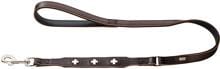 Guinzaglio HUNTER Swiss, marrone/nero, 18 mm/100 cm