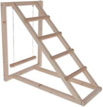 KERBL Torre di arrampicata Hobbyfarming con altalena, 85x55x76cm