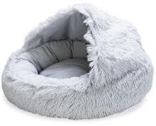 beeztees Kiki Puppy Hundebett, grau, 50x50x15cm