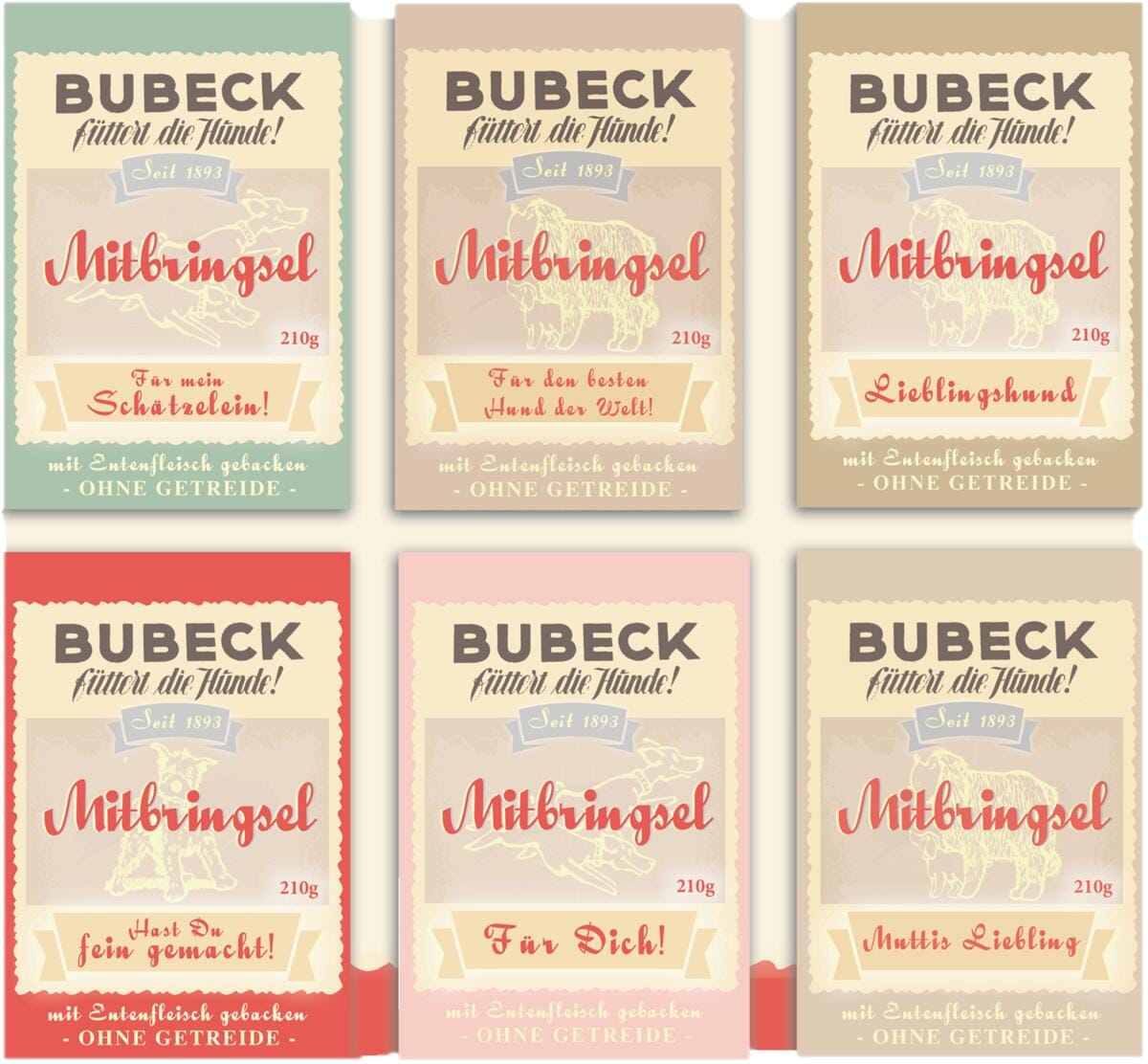 Bubeck Mitbringsel Classic Hundekuchen, 210g