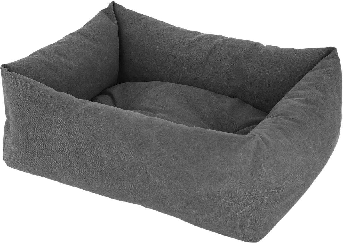 KERBL Pet Lucca Kuschelbett, grau, 85x100x26cm