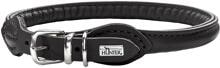 Collare HUNTER Round & Soft, nero, taglia S-M, 45 cm