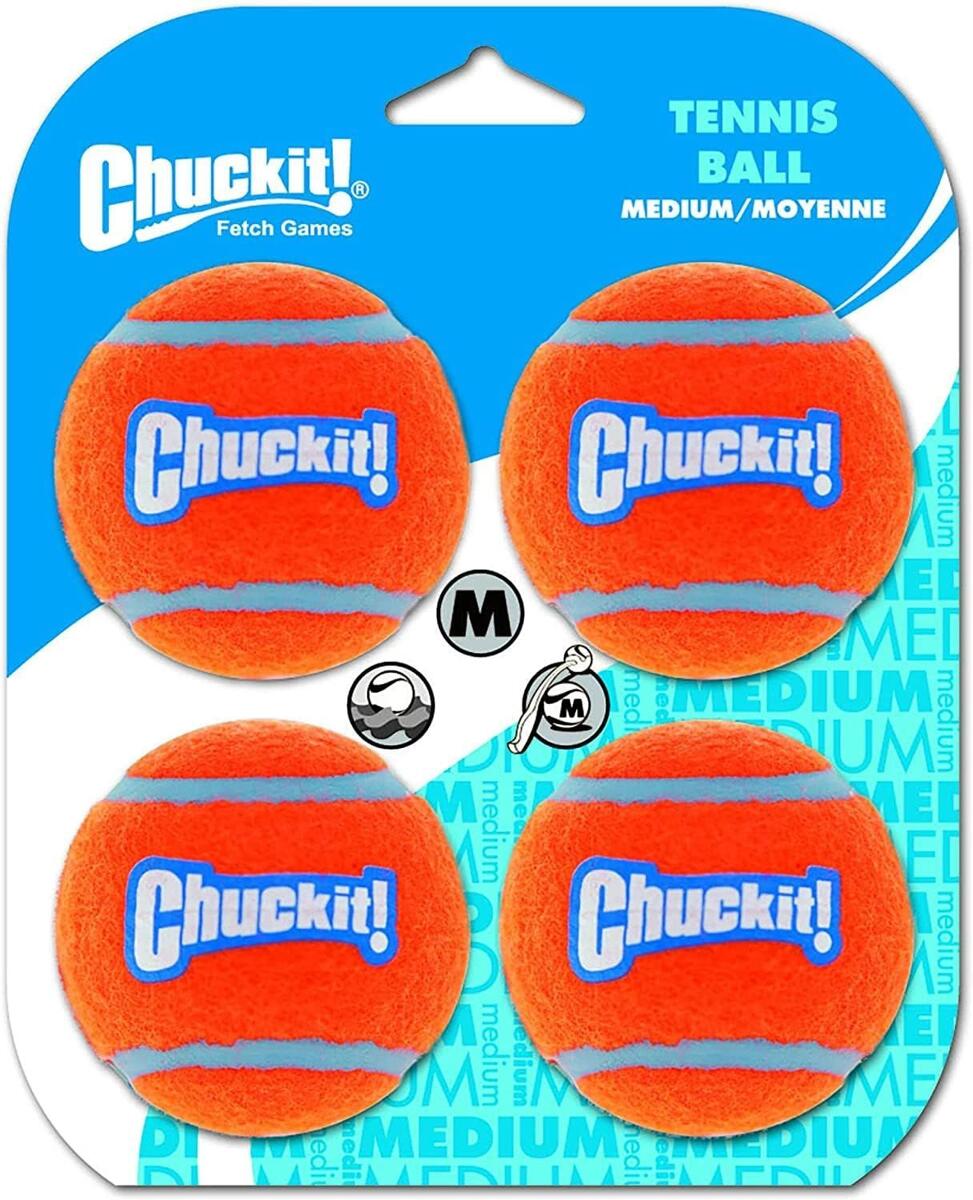 Chuckit! Tennisball, Ø6,5cm, 4er Set