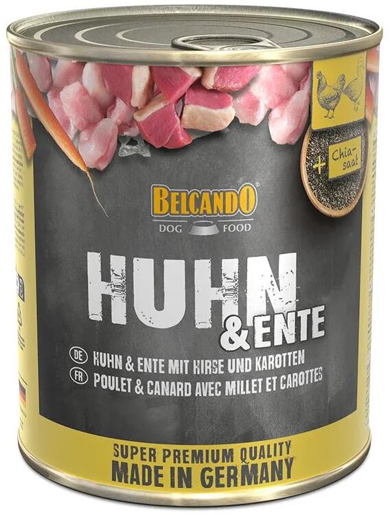 Belcando Premium Nassfutter, Huhn & Ente, 6x800g