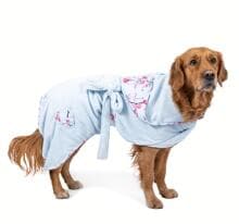 Max & Molly Cherry Bloom Hunde-Bademantel, S
