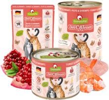 GranataPet DeliCATessen Nassfutter mit Pute & Shrimps 