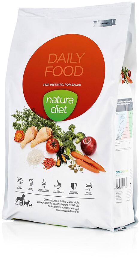 natura diet Daily Food Trockenfutter mit Huhn & Reis, 12kg
