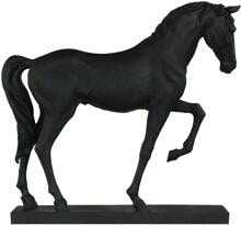 Happy House Pferd Skulptur, schwarz