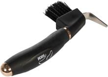HKM Soft hoof scraper, black/rose gold