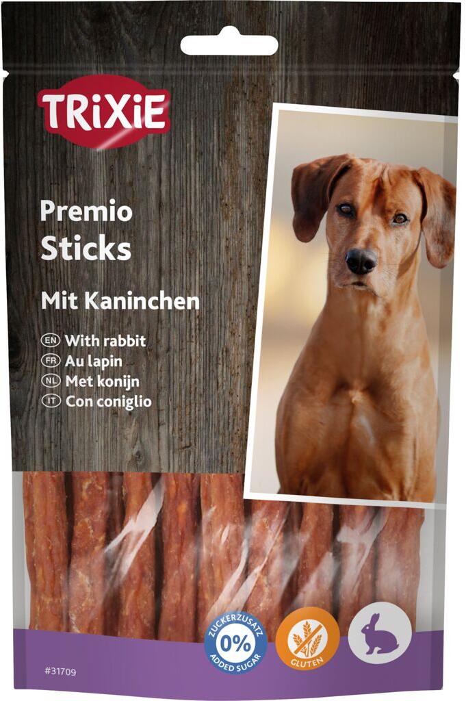 Trixie PREMIO Sticks mit Kaninchen, 100g