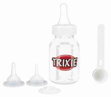 Set biberon Trixie, 120 ml, trasparente/bianco