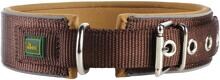Collare HUNTER in neoprene riflettente, marrone/caramello, taglia L, 60 cm