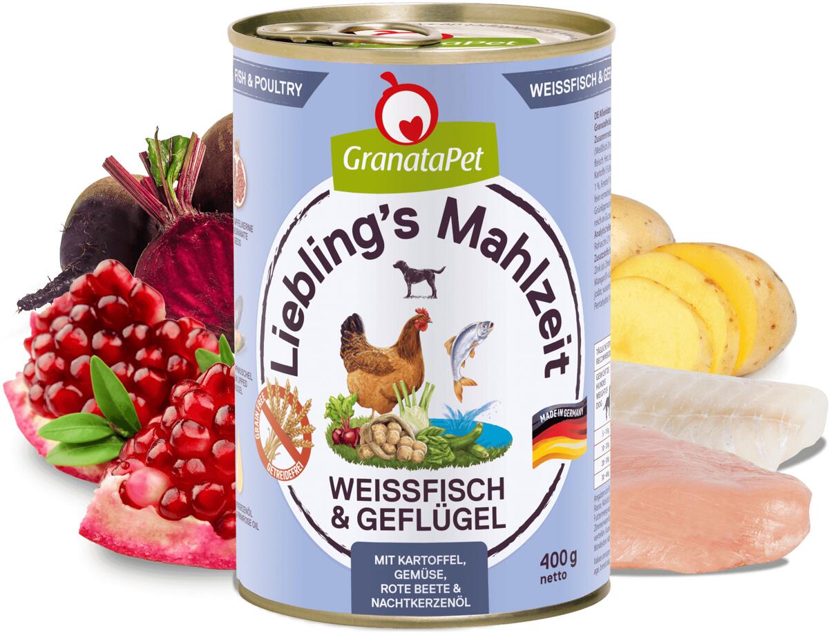 GranataPet Lieblings Mahlzeit Nassfutter mit Weifisch & Geflgel PetPoint  Charly