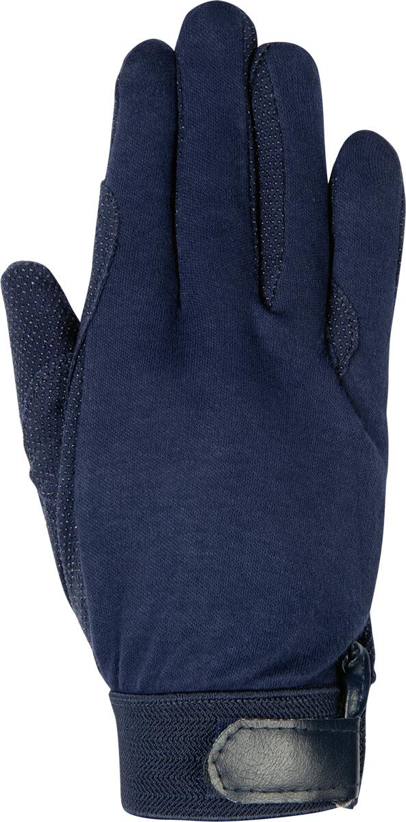 HKM Reithandschuhe, Baumwolle, blau, XXL
