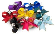 Mini fiocchi per capelli Ibanez con strass