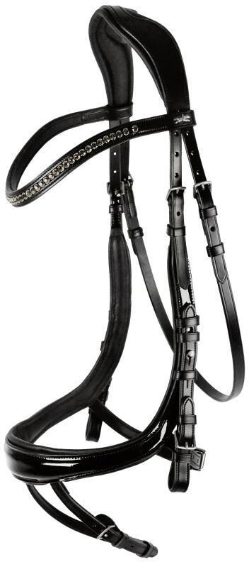 Schockemöhle SP Equitus Beta Trense, black patent/silver, VB