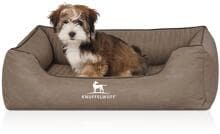 Letto ortopedico per cani Knuffelwuff Columbia, 85x63 cm, color pietra