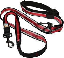 Kurgo Reflect & Protect Quantum Hundeleine, barn red, 2m