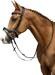 Snaffle anatomico HKM, nero
