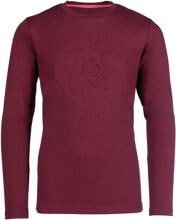 HKM Amelie, camicia a maniche lunghe, rosso vino, 146/152