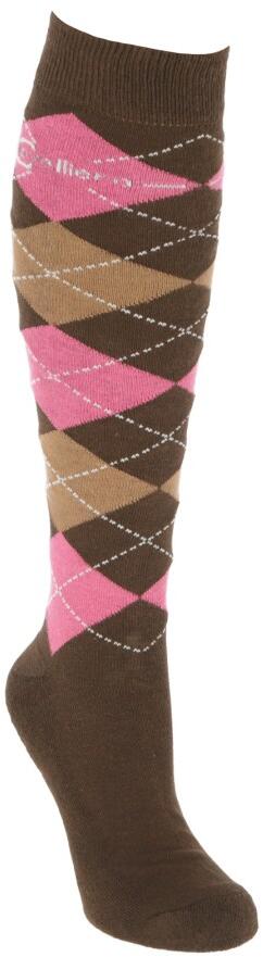 Covalliero Brescia Reitstrümpfe, wood/dark-rose, Gr. 34-36