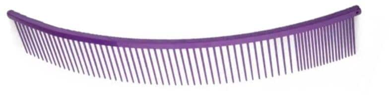 HPP Frisierkamm, gebogen, grob/fein, lila, 25cm